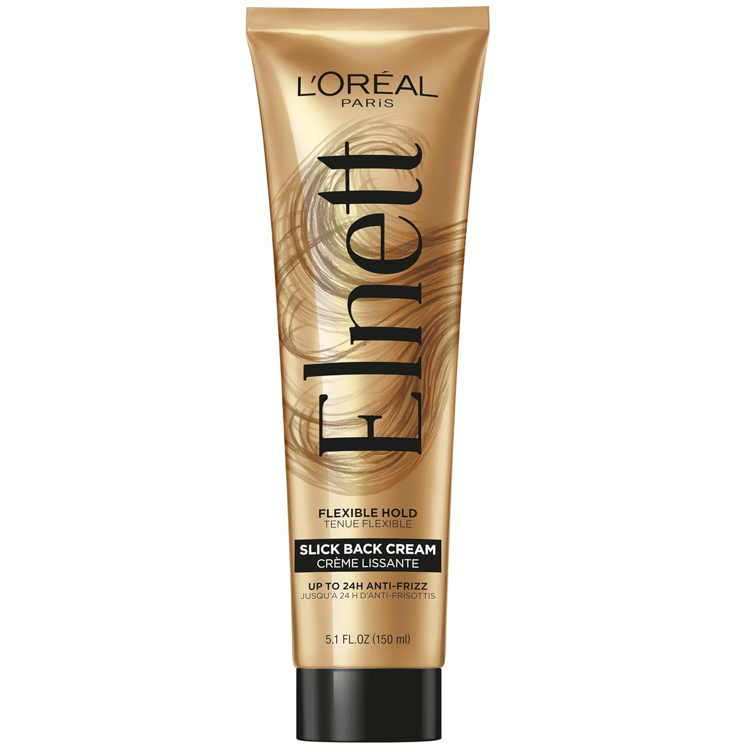 L'Oreal Paris Elnett Slick Back Styling Cream, Anti-Frizz Hair Cream for Flexible Hold, Frizz Control, Polished Shine and Slick Finish, 5.1 Fl Oz | Amazon (US)