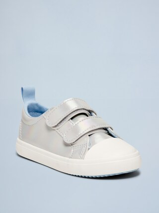 Metallic Double Secure-Strap Sneakers for Toddler Girls | Old Navy (US)