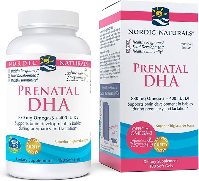 Nordic Naturals - Prenatal DHA, Supports Brain Development in Babies During Pregnancy and Lactati... | Amazon (US)