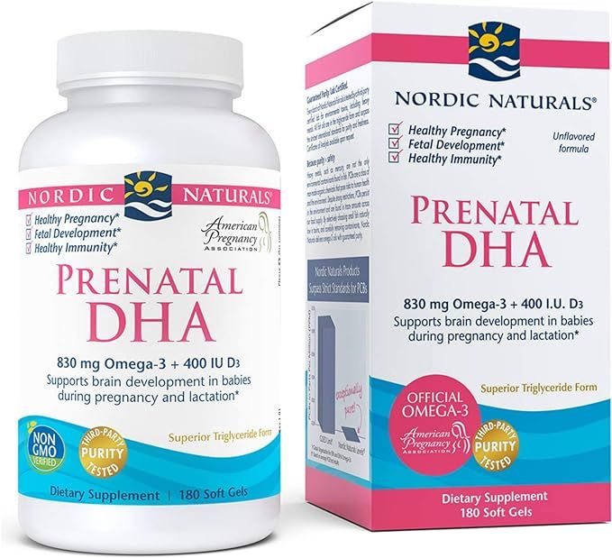 Nordic Naturals - Prenatal DHA, Supports Brain Development in Babies During Pregnancy and Lactati... | Amazon (US)