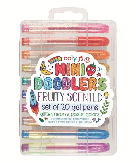 ooly Mini Doodlers Fruity Scented Gel Pens - Set of 20 | Zulily