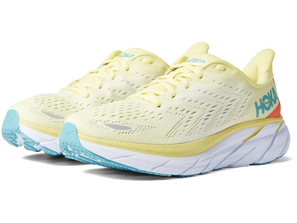 Hoka Clifton 8 (Yellow Pear/Sweet Corn) Women's Shoes | Zappos