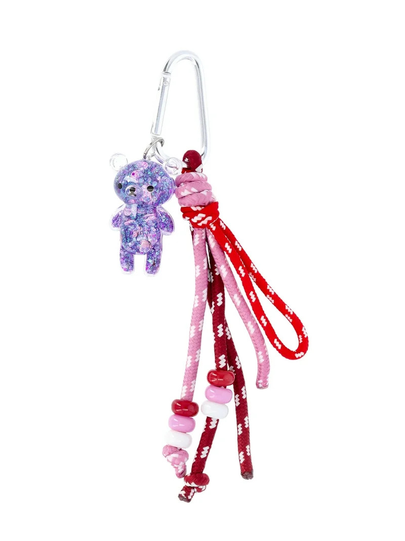 No Boundaries Women's Bag Charm, Burgundy Bungee | Walmart (US)