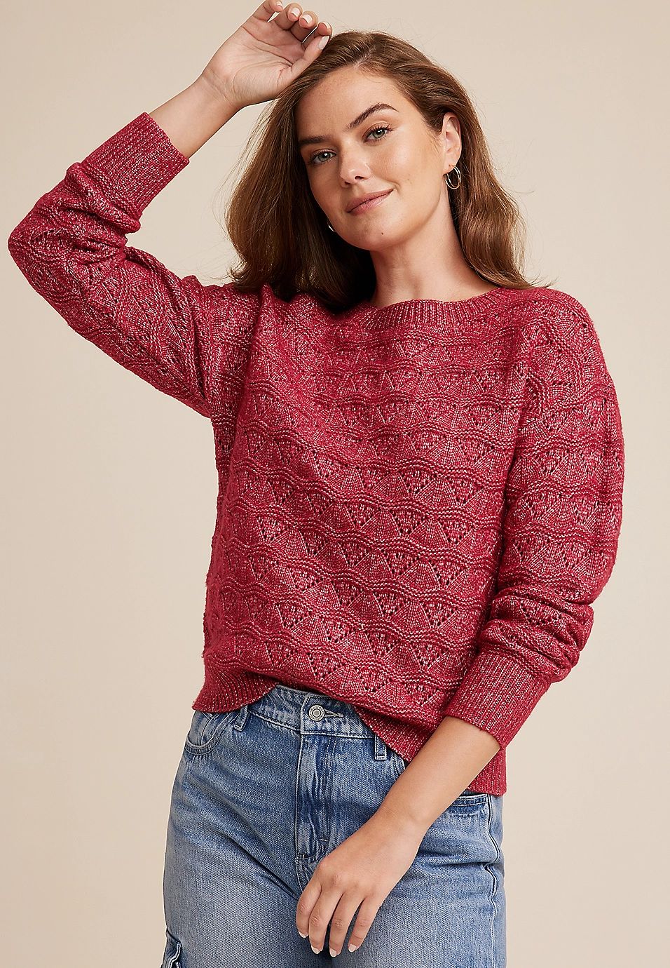 Open Stitch Sweater | Maurices