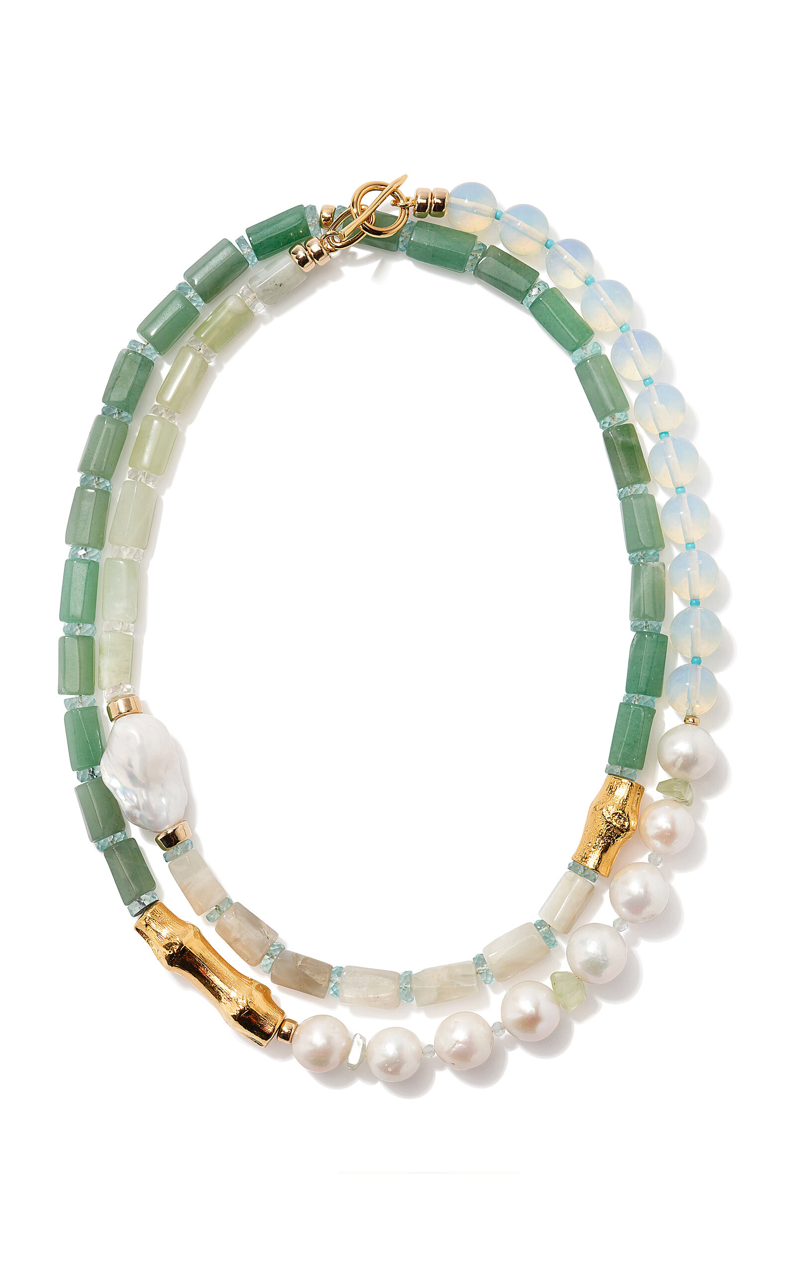 Cabana Gold-Plated Multi-Stone Necklace | Moda Operandi (Global)