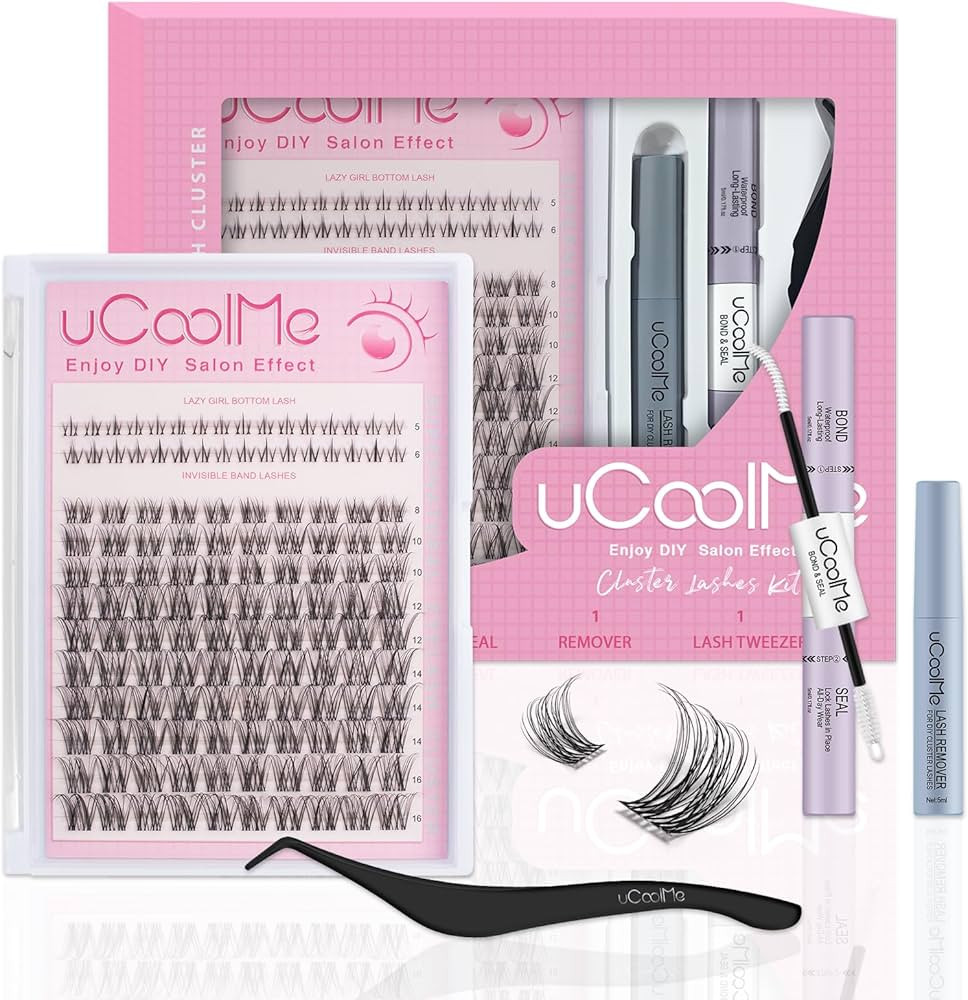 Venus Lash Clusters Kit 8-16mm with 5-6mm Bottom Lashes Wispy Natural Eyelash Clusters Kit D Curl... | Amazon (US)