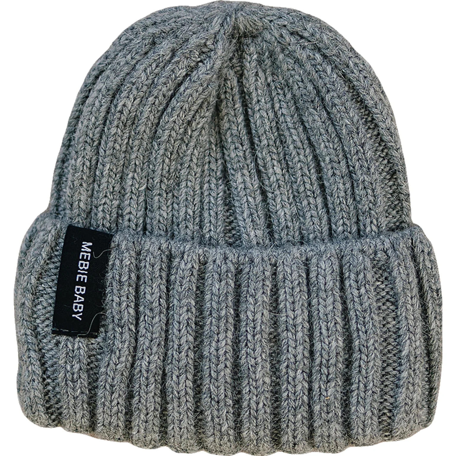 Grey Chunky Knit Beanie 1 year + | Mebie Baby