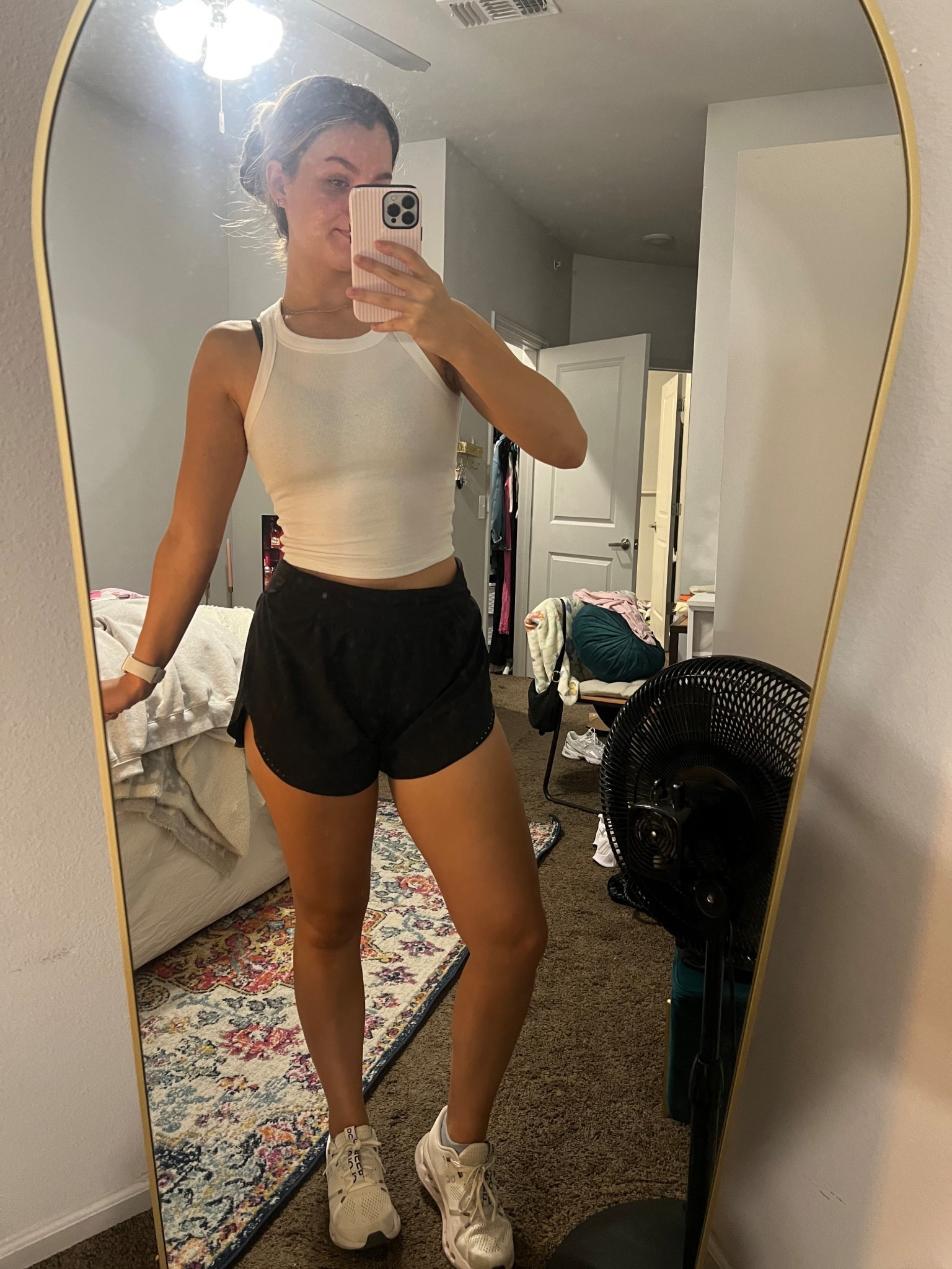 
Summer workout outfit | running shorts | fast and free shorts | white tank | running shoes | walking shoes 

#LTKActive #LTKStyleTip #LTKFindsUnder50