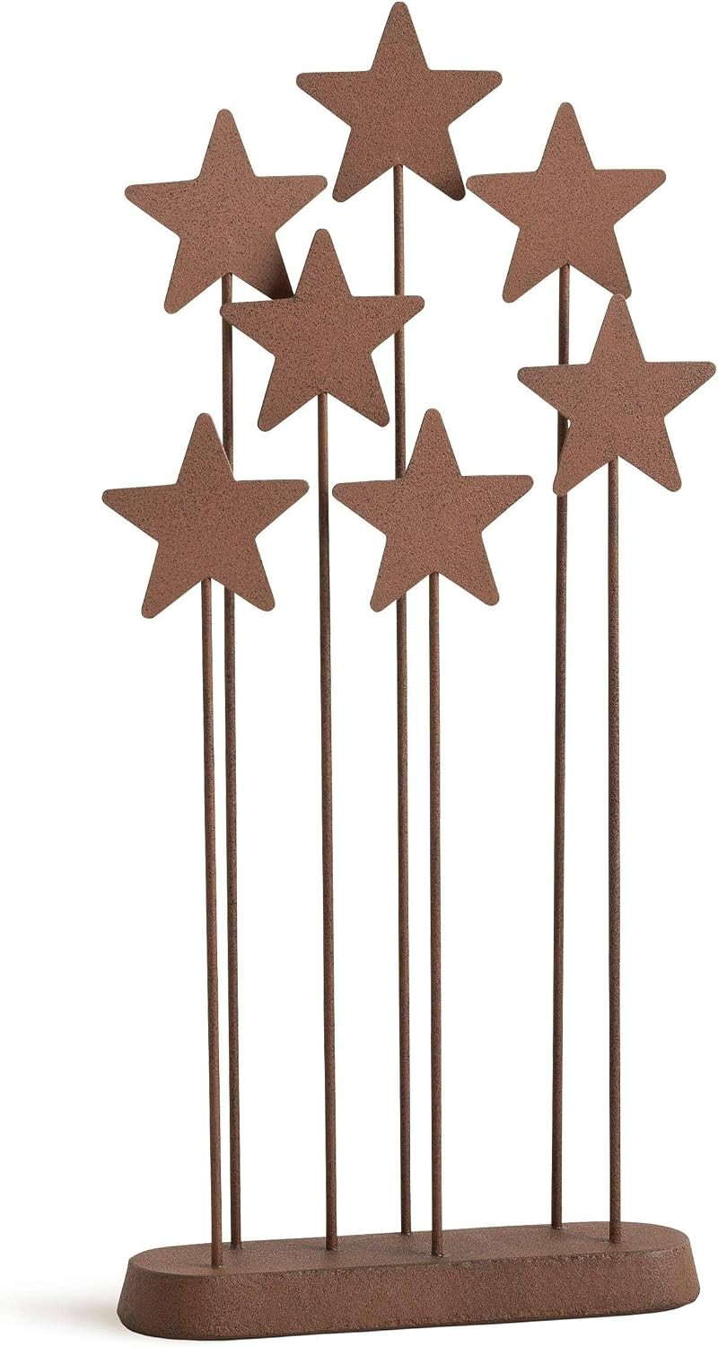 Willow Tree Metal Star Backdrop, Designed for Classic Nativity Collection, Stand Rustic Metal Stars Behind Holy Family or Next to Creche, Hand-Painted Accessory | Amazon (US)