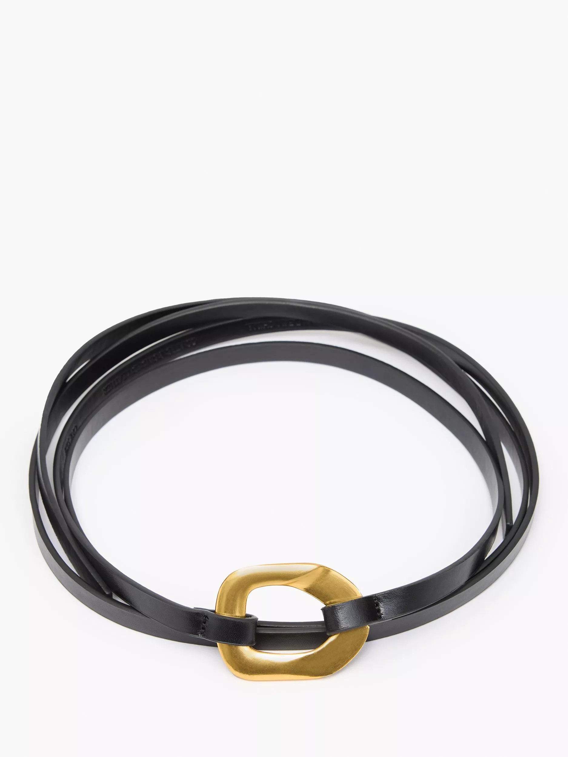 French Connection Ornate Buckle Skinny Tie Belt | John Lewis (UK)