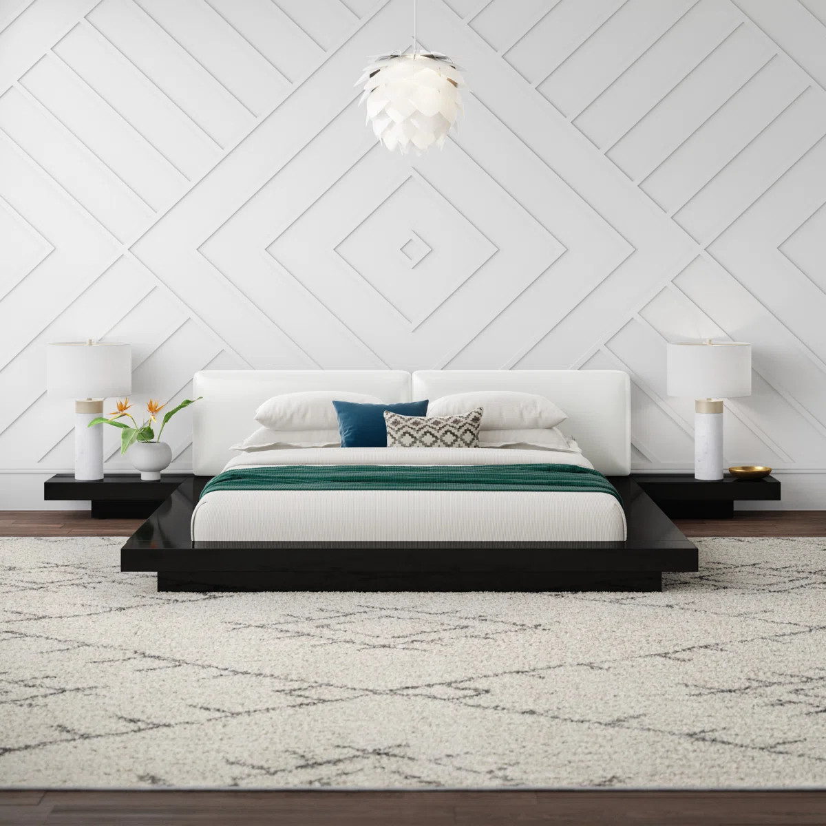 Andzela Upholstered Panel Storage Bed | Wayfair North America