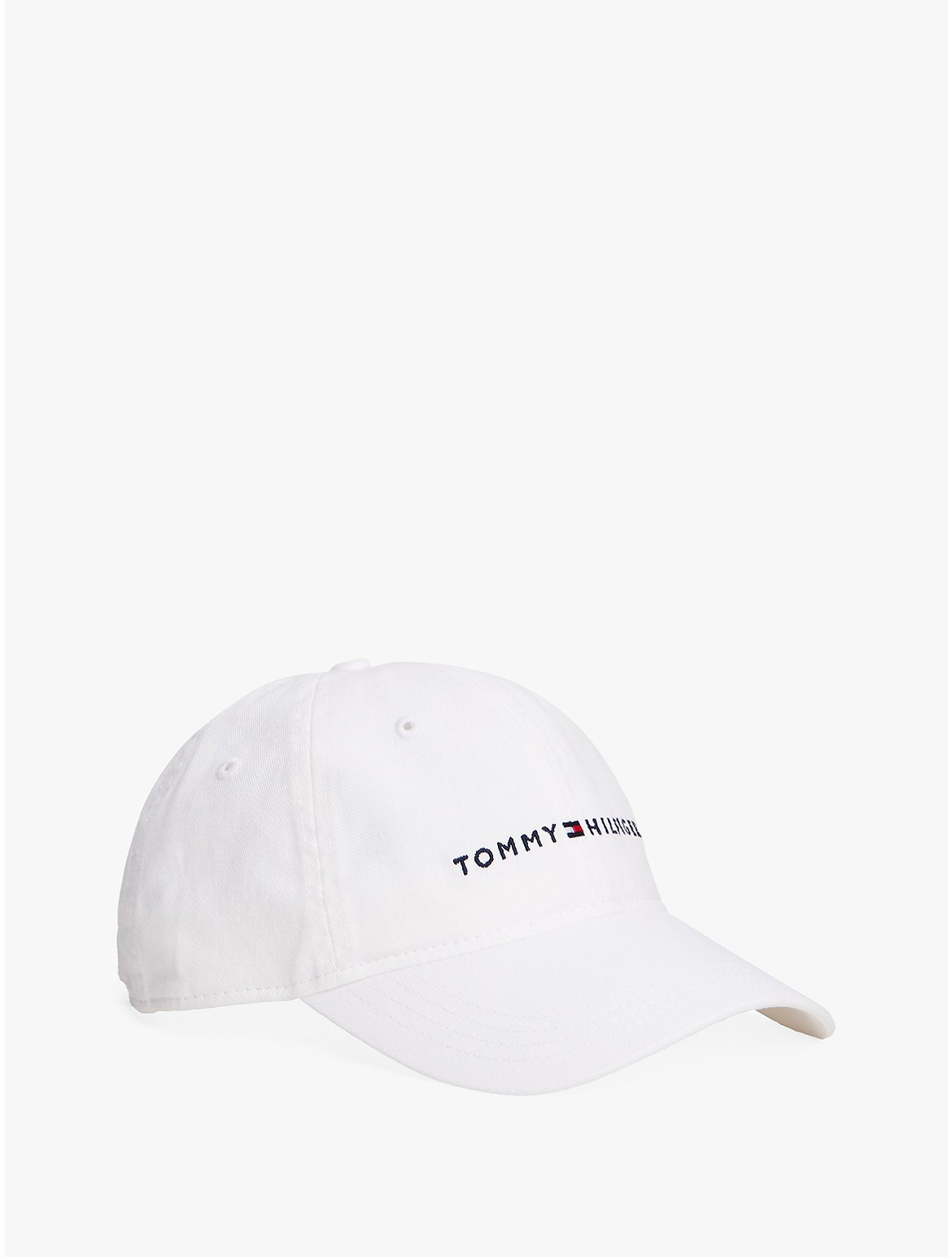Tommy Hilfiger Men's Embroidered Tommy Logo Baseball Cap - White | Tommy Hilfiger (US)