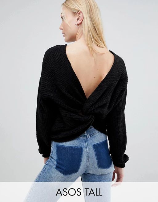 ASOS TALL Sweater With Twist Back | ASOS US