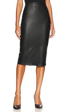 Commando Faux Leather Midi Skirt in Black from Revolve.com | Revolve Clothing (Global)