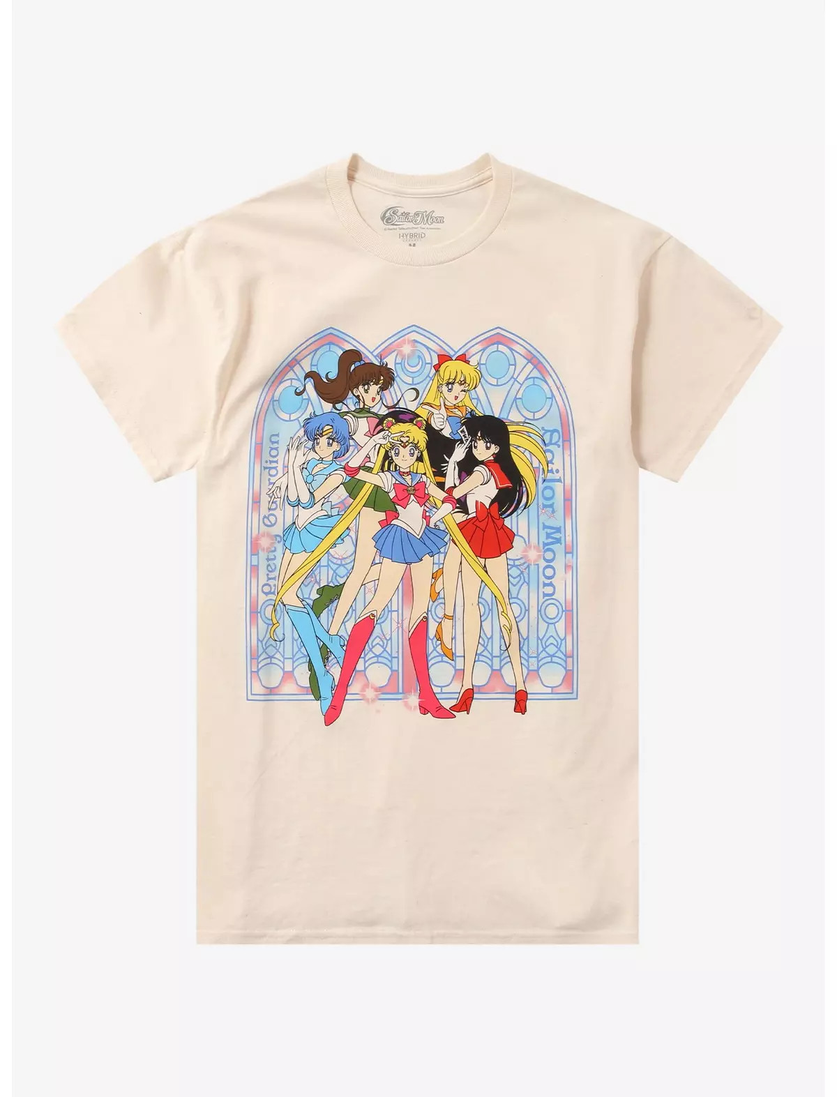 Pretty Guardian Sailor Moon Stained Glass Girls T-Shirt | Hot Topic