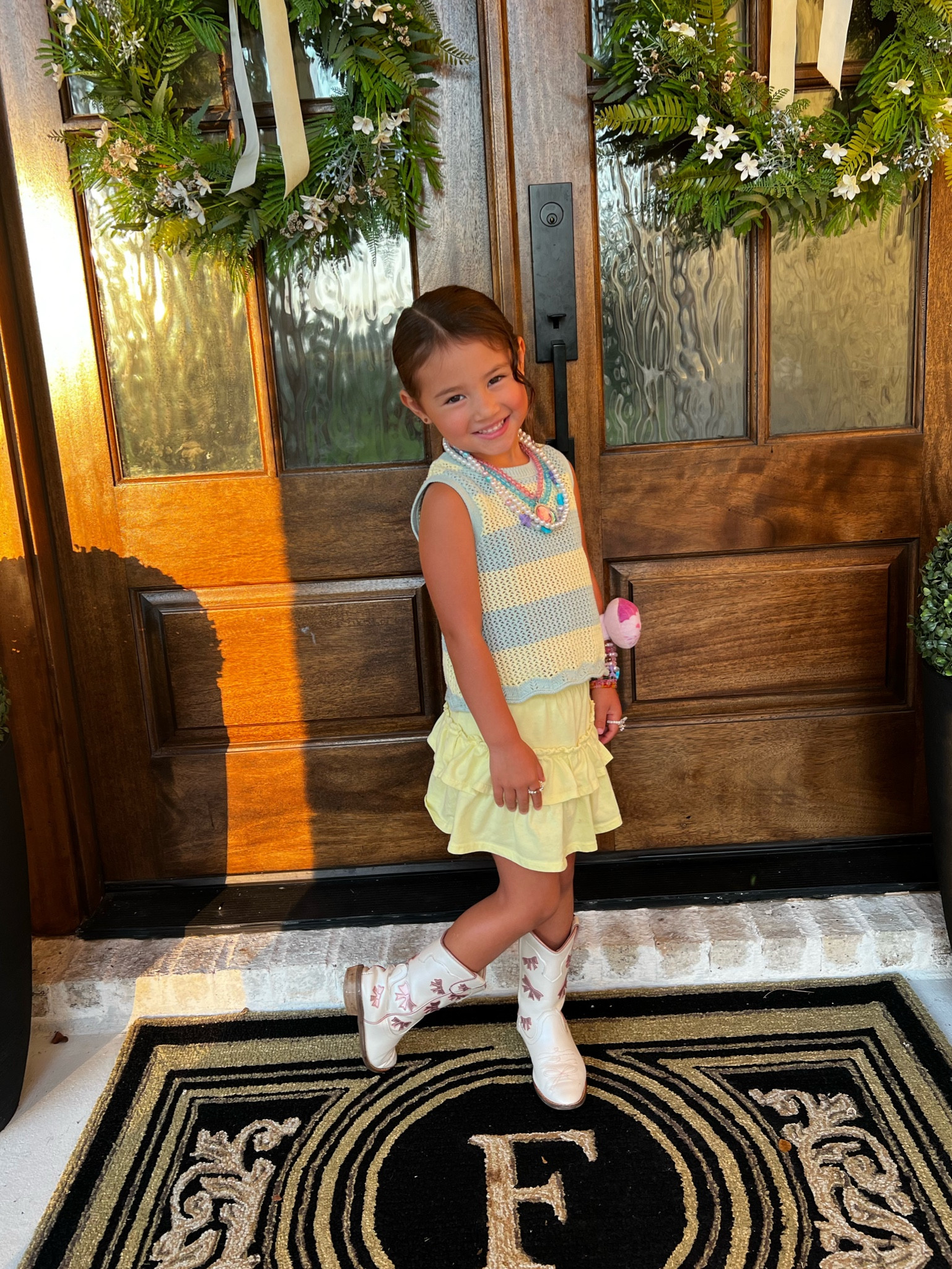 Emi picked out her outfit for yellow day at school and I think it was adorable! 

#LTKKids #LTKStyleTip