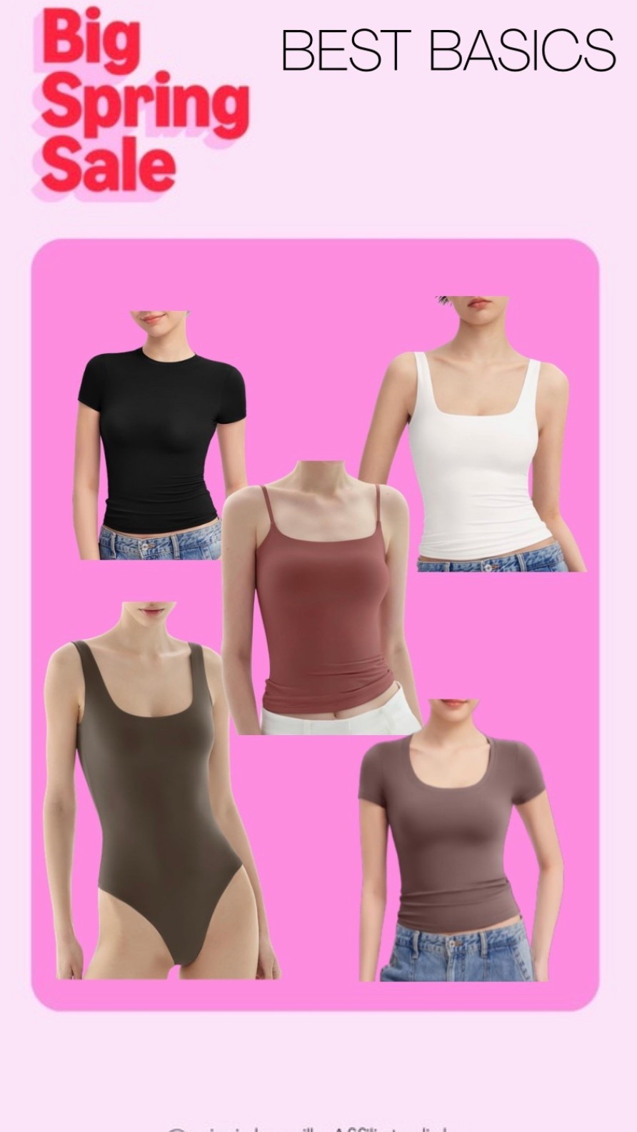 My favorite basics are on sale for Amazon big spring sale! Double lined and the best quality 

Amazon | basics | tank | tee | petite | 
Follow @mimipluswill for more!

#LTKootd #LTKSaleAlert #LTKmomlife
