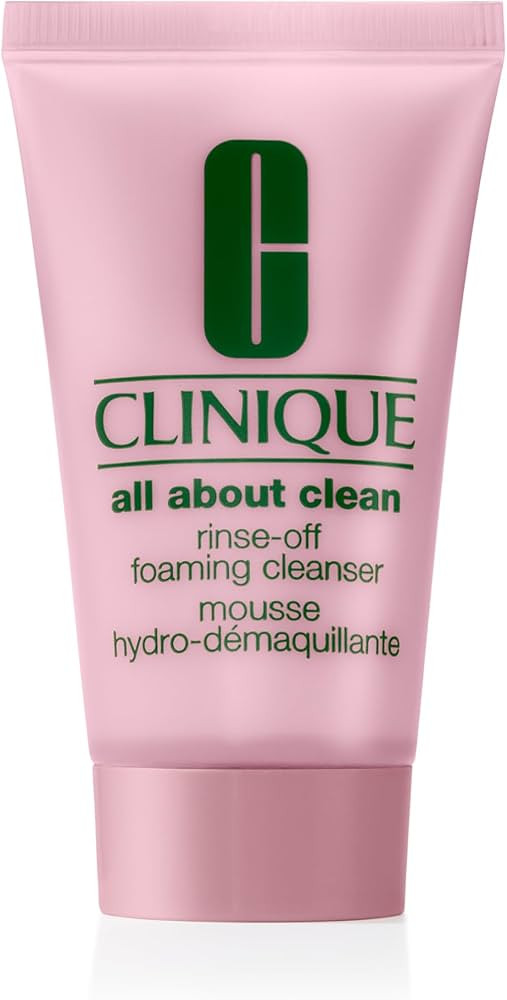 Clinique All About Clean Rinse-Off Foaming Facial Cleanser With Hyaluronic Acid + Glycerin For Oi... | Amazon (US)