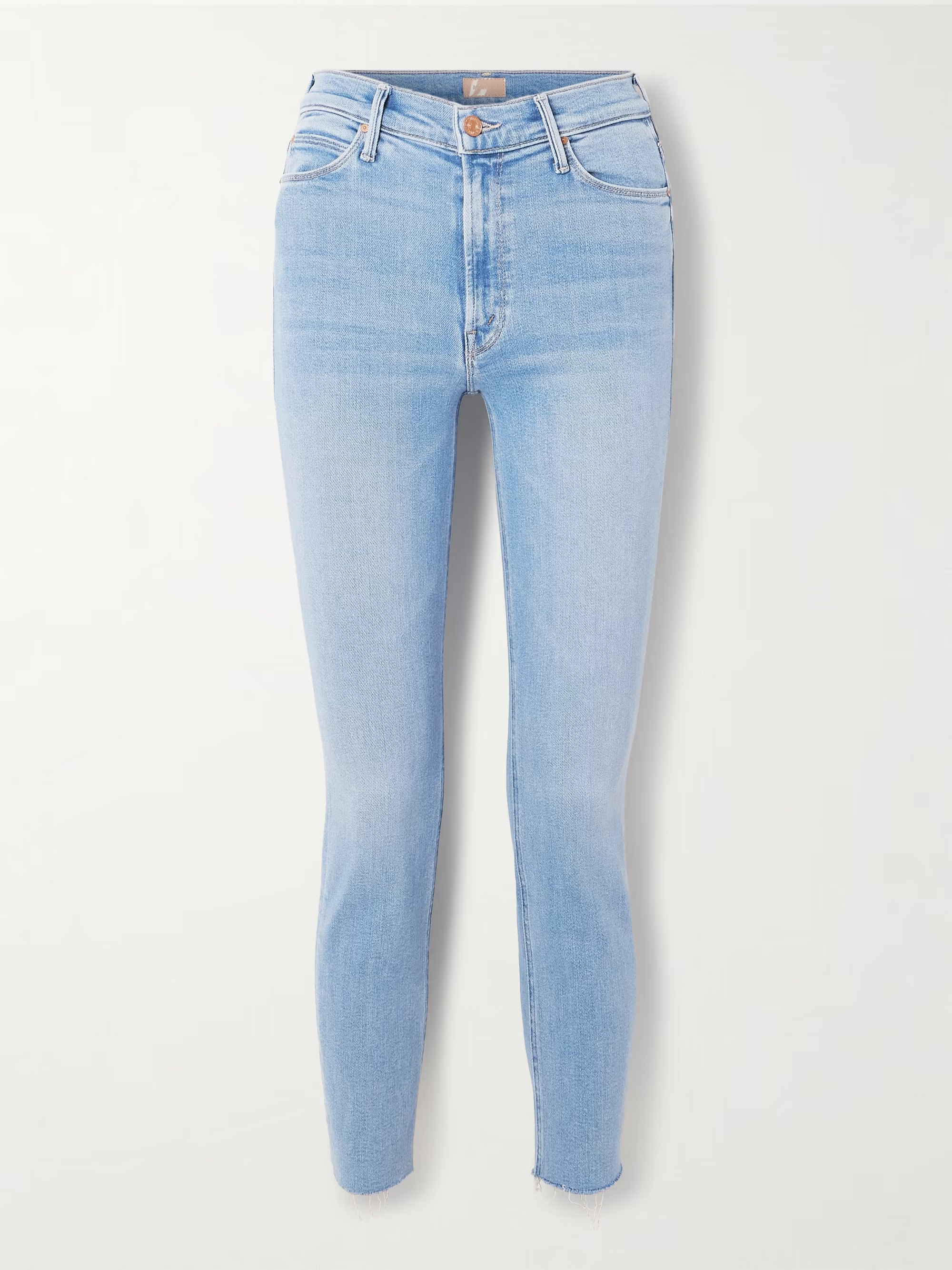 The Dazzler Ankle frayed mid-rise slim-leg jeans | NET-A-PORTER (US)
