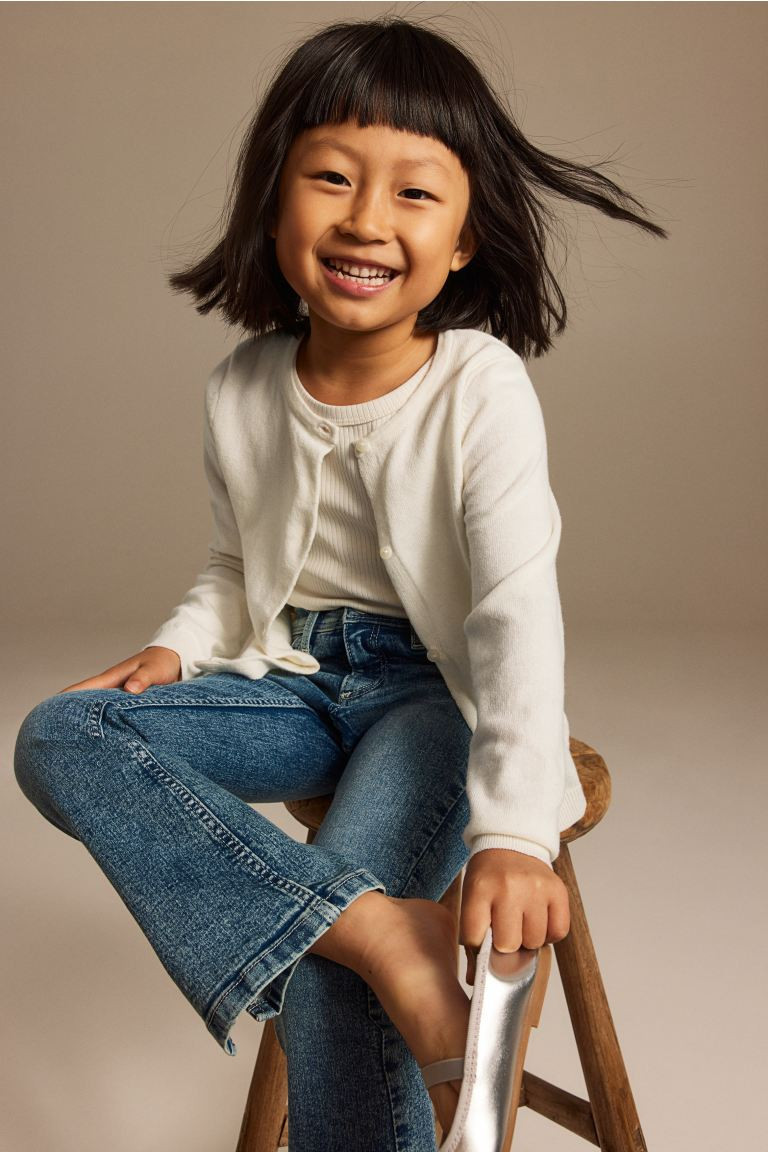 Fine-knit Cotton Cardigan | H&M (US + CA)