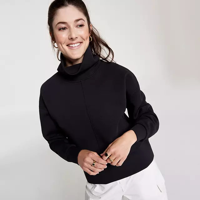 CALIA Women's Soft Scuba Funnel Neck Sweatshirt | Dick's Sporting Goods