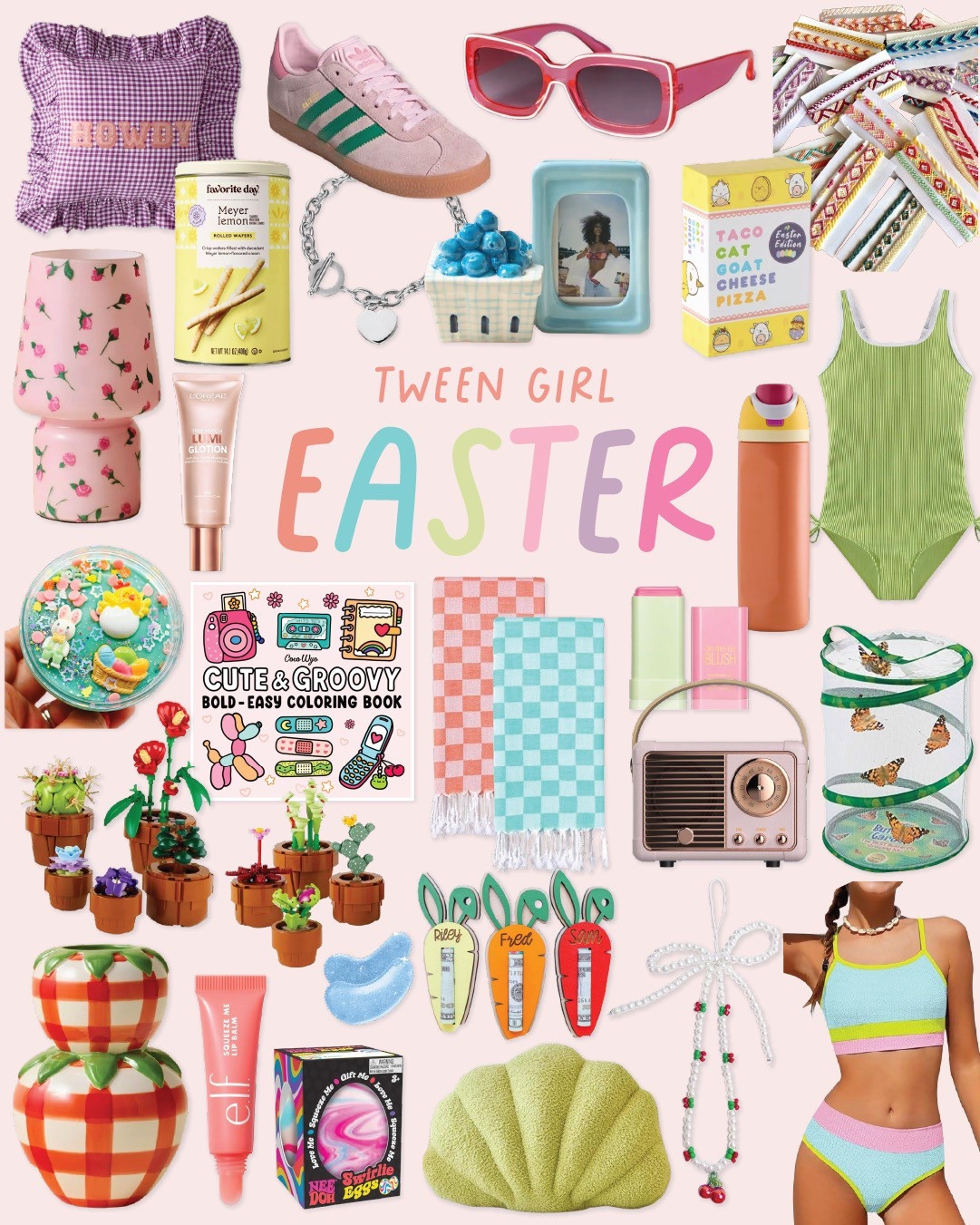 Step aside, chocolate bunnies—this Easter basket is next-level! From sunglasses to swimsuits and the cutest accessories, this basket is packed with springtime fun!

#EasterBasket #TweenPicks #SpringReady

#LTKSeasonal #LTKFamily #LTKKids