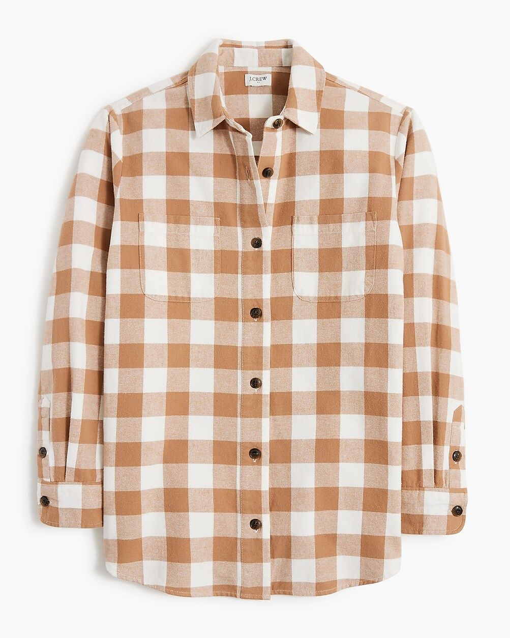 Plaid flannel shirt-jacket | J.Crew Factory
