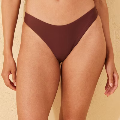 Women's Scoop Front Low-Rise Extra High Leg Cheeky Bikini Bottom - Shade & Shore™ | Target