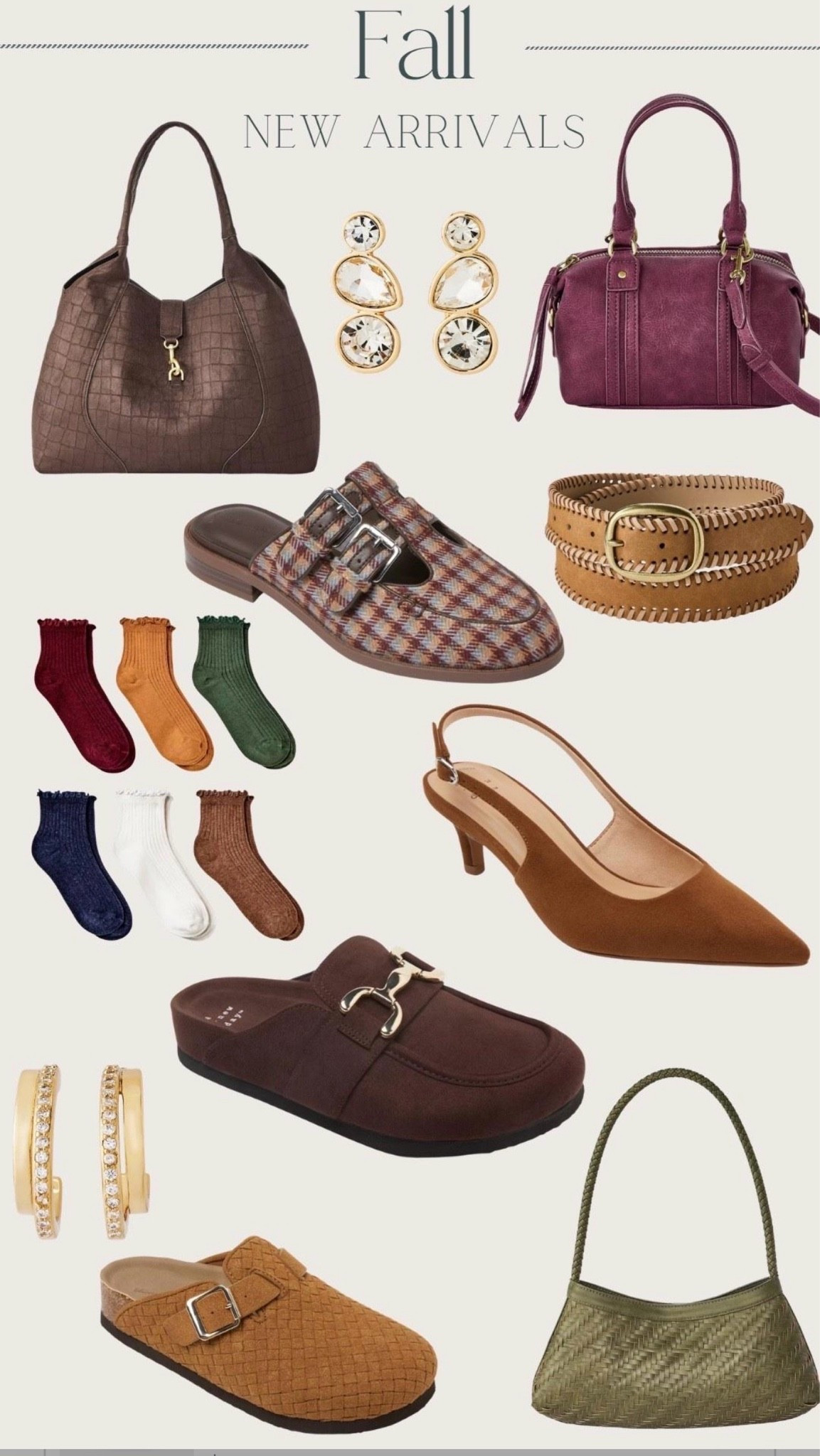 Fall new accessories from target