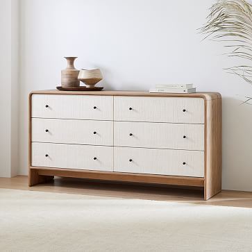 Modern Waterfall 6-Drawer Dresser (62") | West Elm | West Elm (US)