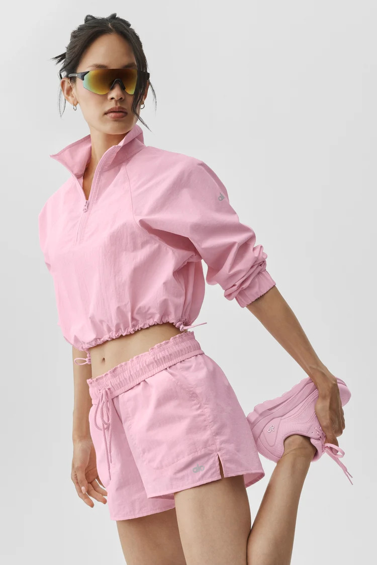 Cropped 1/4 Zip Alumni Pullover | Alo Yoga