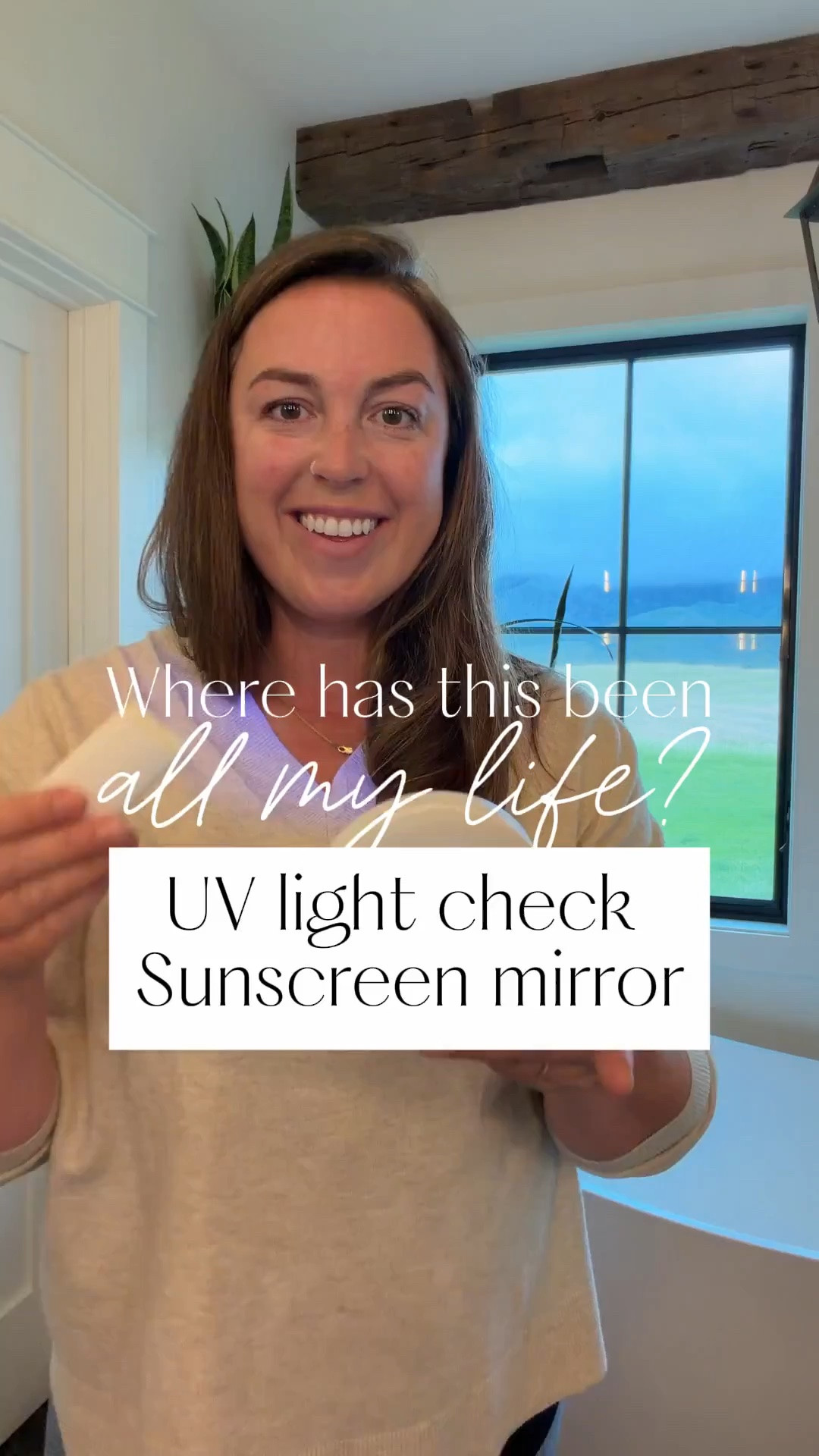 Where has this been all my life?! 😅 This UV light sunscreen mirror shows you exactly where you missed sunscreen, and let me tell you… it was eye-opening.

One of those things that makes you instantly rethink your routine in the best way.

#LTKmomlife #LTKmorningroutine #LTKHome