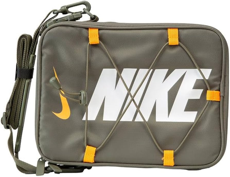 Nike Smart Adjustable Shoulder Strap Insulated Lunch Bag - Olive Green - One Size | Amazon (US)