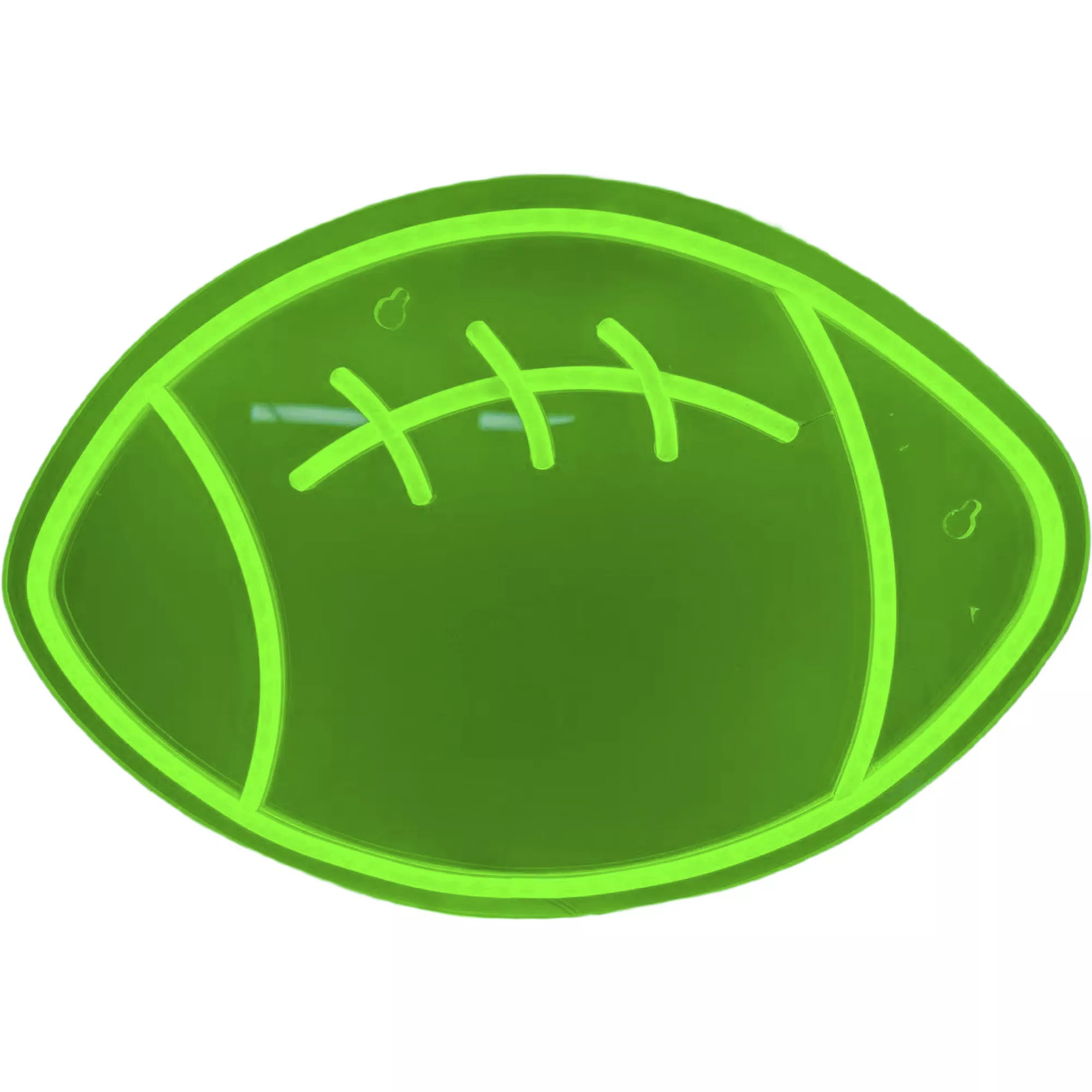Neon Green LED Football Wall Art | Kohl's