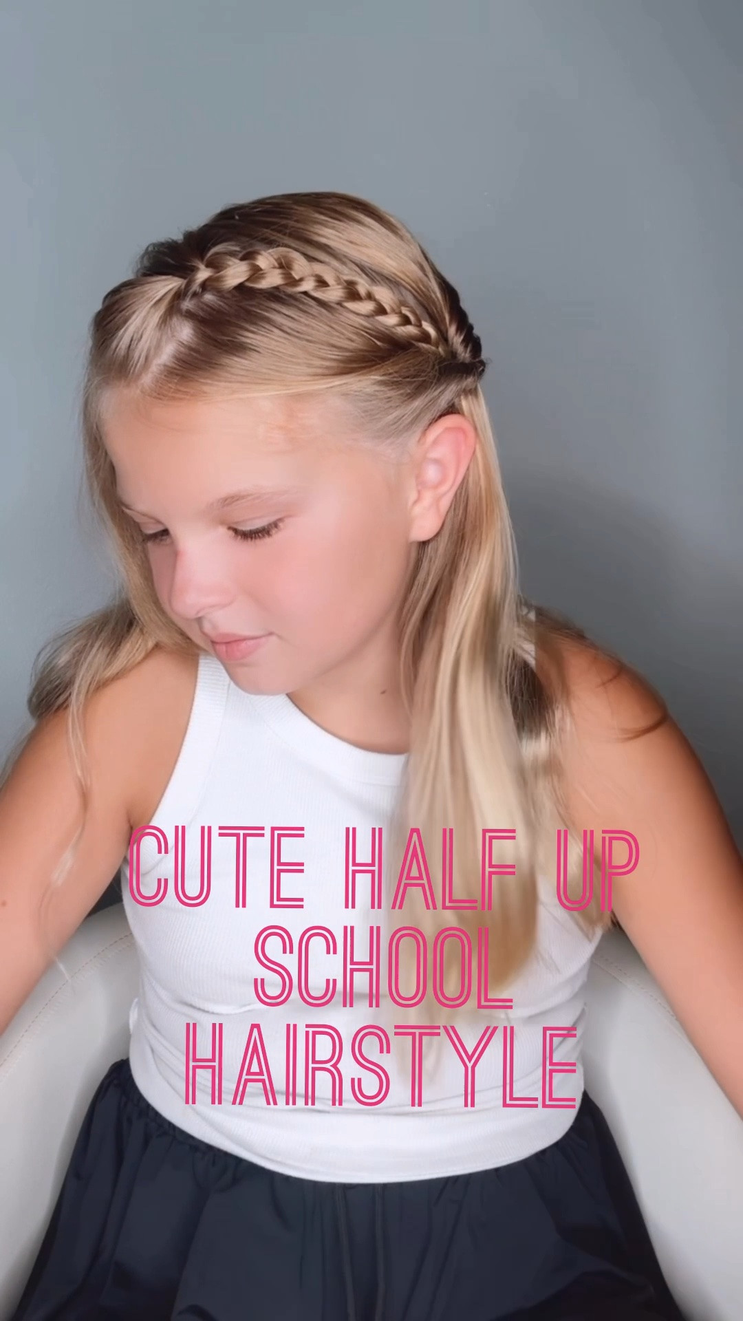 CUTE HALF UP SCHOOL HAIRSTYLE 🩷 This is the cutest hairstyle for school and it’s so easy, too! Excited to share my favorite hair products with you! Love for you to follow us for daily hairstyles.

#LTKBeauty