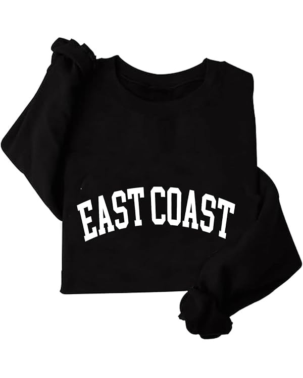 East Coast Crewneck Sweatshirt for Women | Amazon (US)