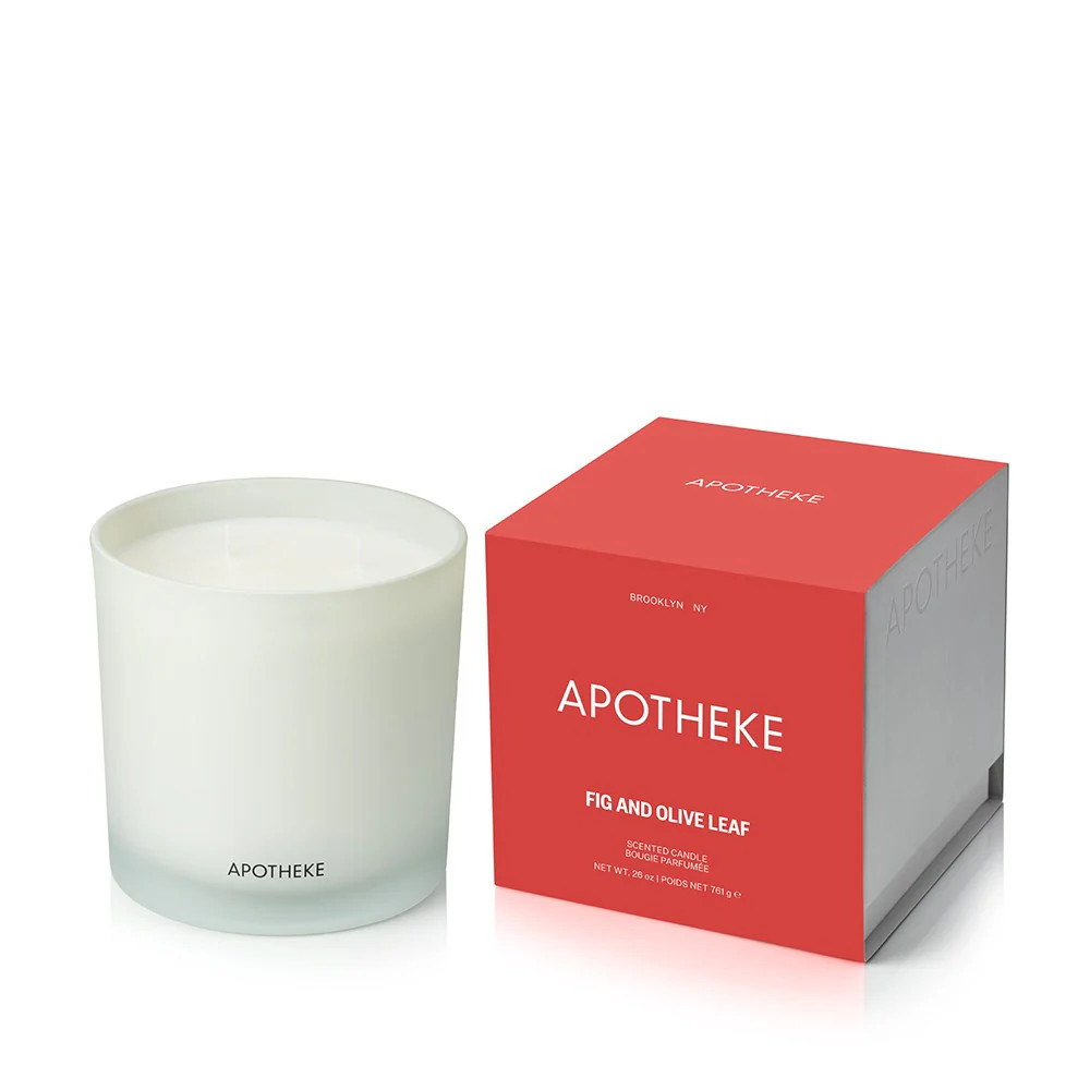Fig and Olive Leaf 3-Wick Candle | Apotheke Co