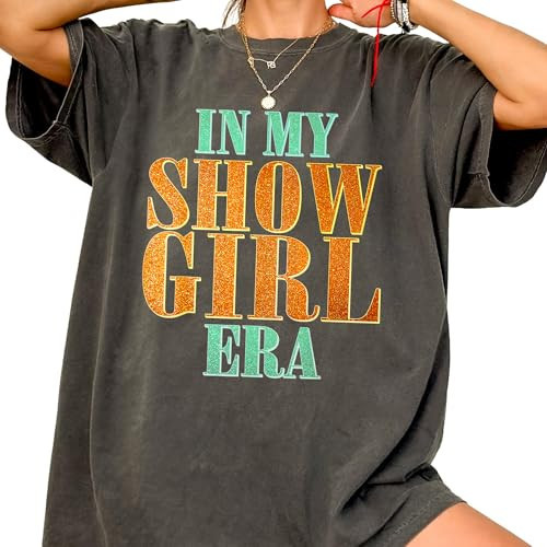 Vintage The Life Of A Showgirl Shirt, Showgirl Tour Tee Comfort Colors, Aesthetic TS12 Shirt, Show Girl Era T-shirt Crewneck, Music Fest Showgirl Tshirt Apparel, Tour Merch Tee | Amazon (US)
