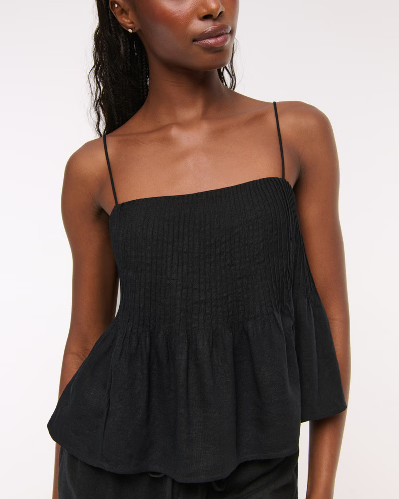 Pintuck Cami | Abercrombie & Fitch (US)