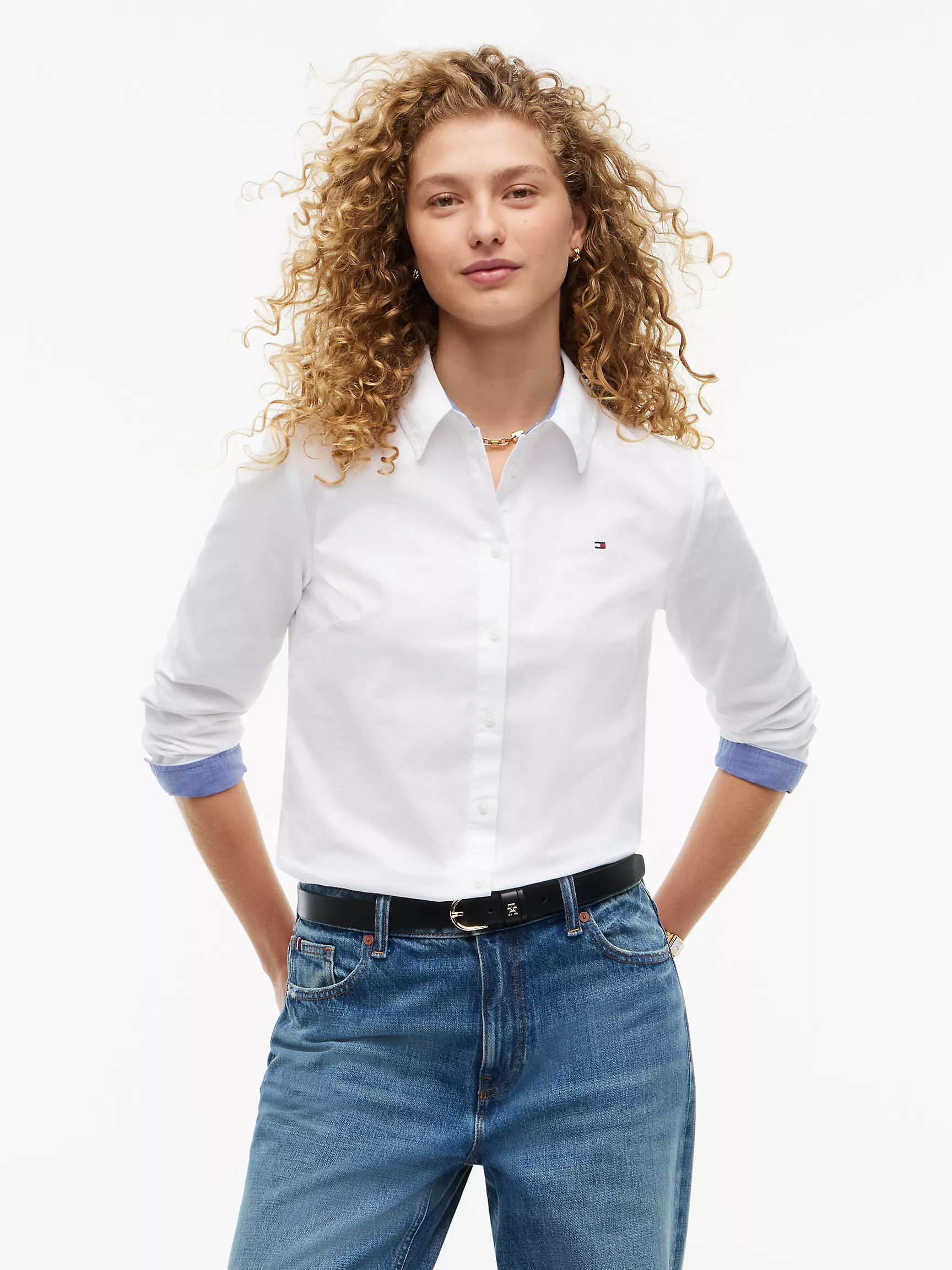 Regular Fit Stretch Oxford Shirt | Tommy Hilfiger | Tommy Hilfiger (US)