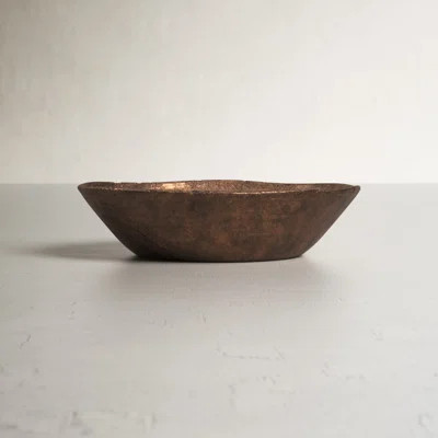 Fulkerson Metal Decorative Bowl in Antique Brass | Wayfair North America