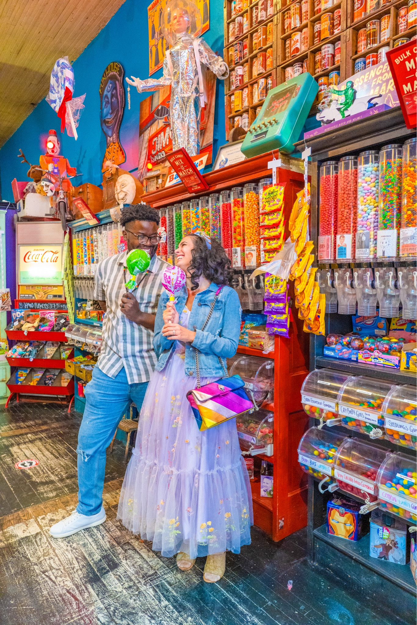 Denim jacket ripped metallic designer purse bag purple tulle spring dress with flowers beaded headband 

#LTKitbag #LTKshoecrush #LTKunder100