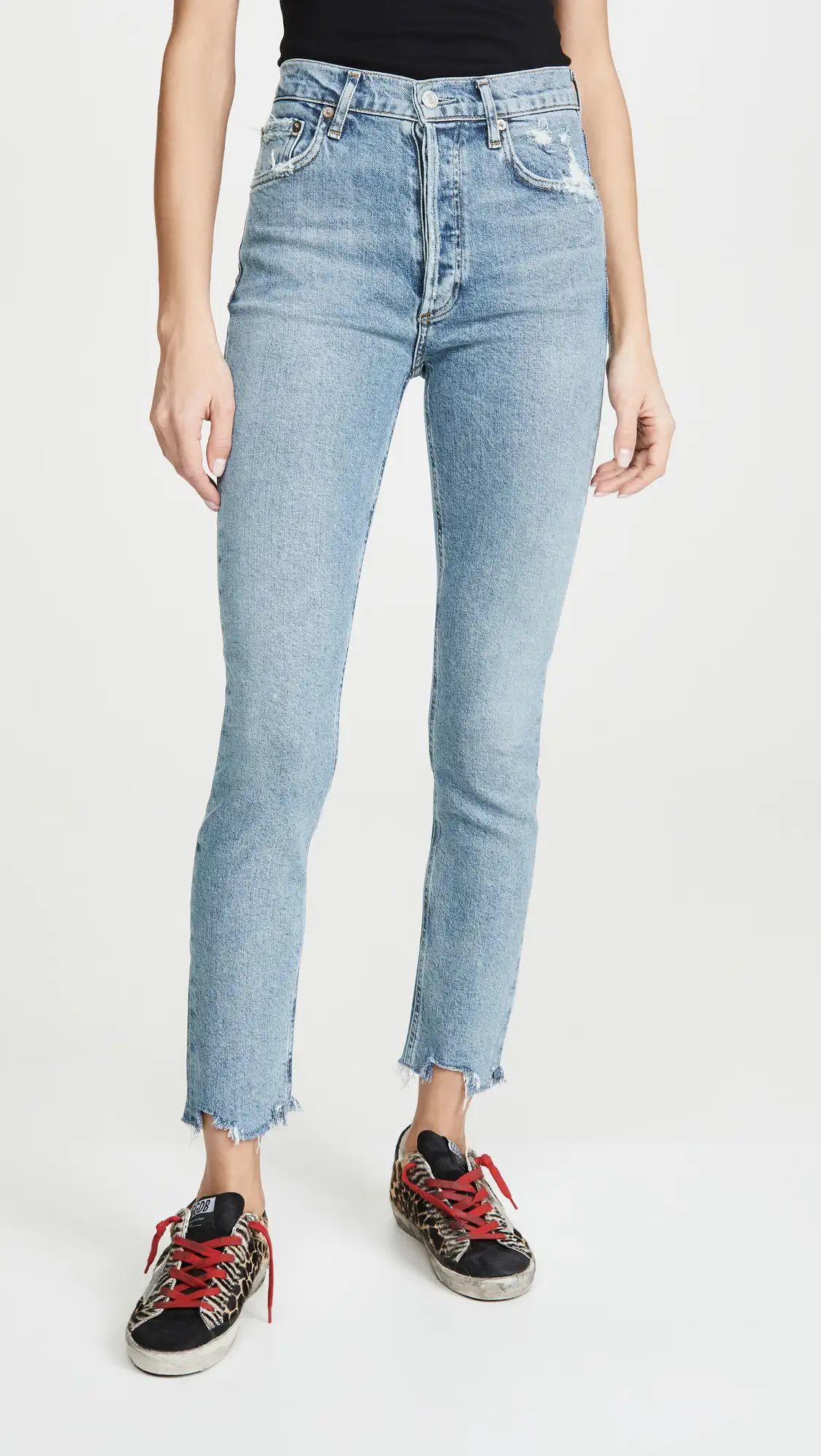 AGOLDE Nico High Rise Slim Fit Jeans | Shopbop | Shopbop