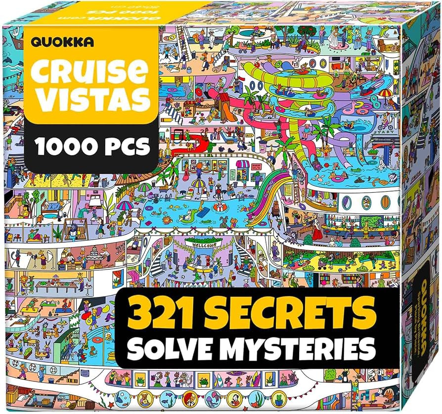 QUOKKA 1000 Piece Puzzle for Adults Cruise Vistas \u2013 Jigsaw Puzzles for Adults 1000 Pieces Pr... | Amazon (US)