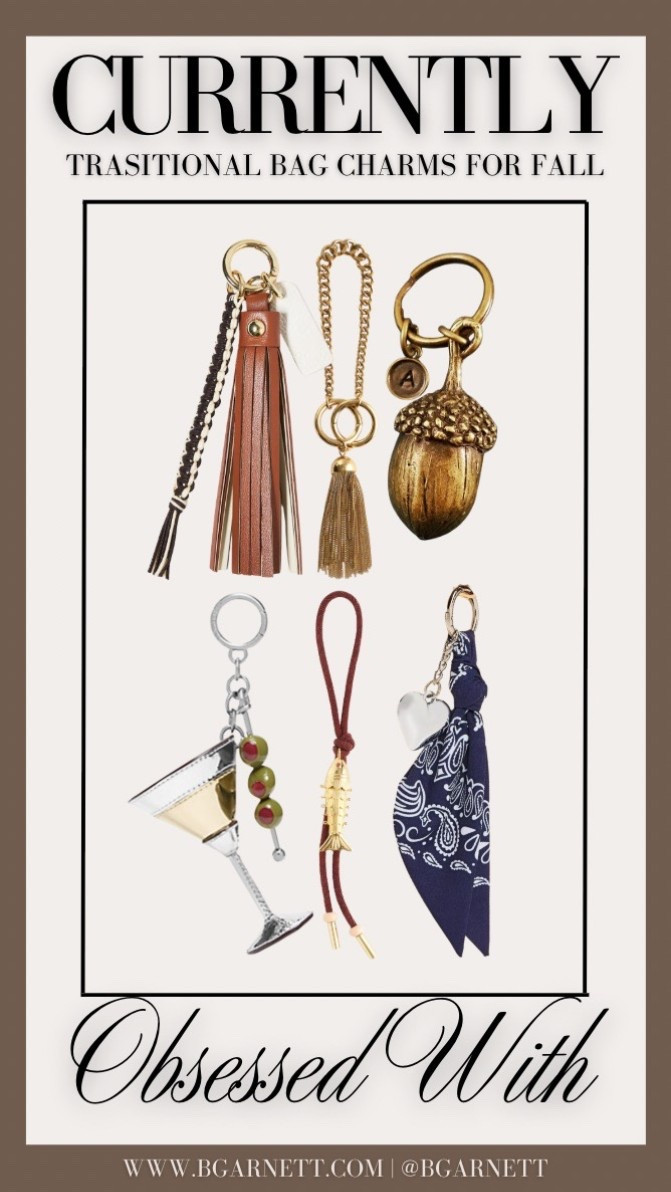 Bag charms to take you from summer to fall 

Bag charms | key chains | transitional outfit | purse 

#LTKFindsUnder50 #LTKStyleTip #LTKSeasonal