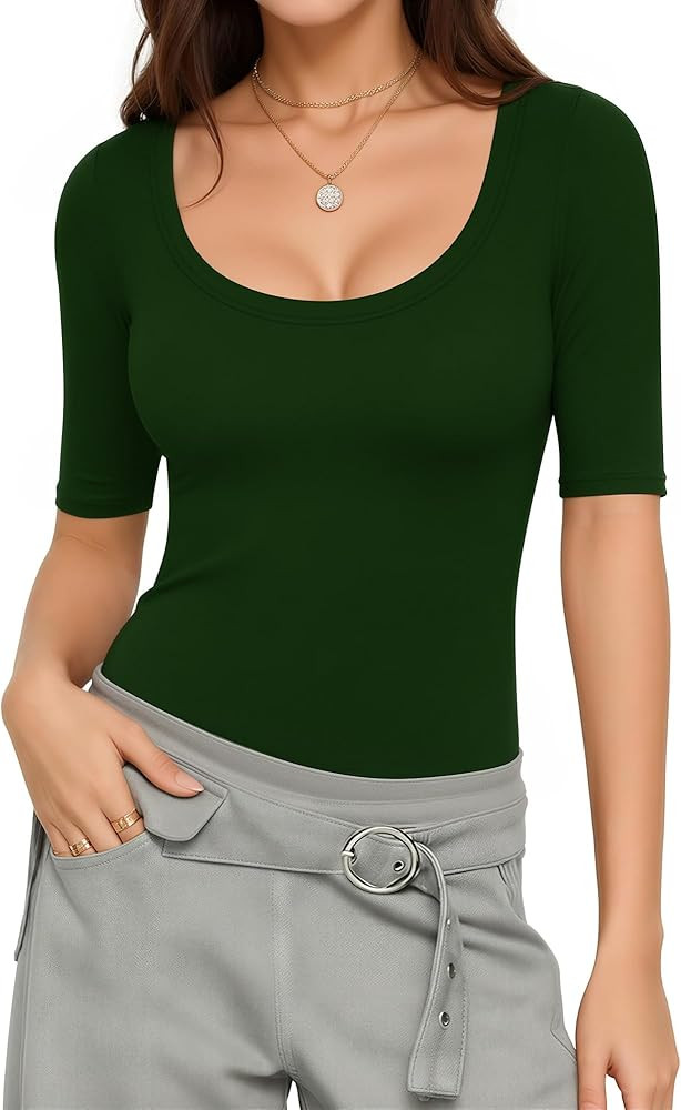 Designed with a flattering slim fit that accentuates your natural shape without restricting movem... | Amazon (US)