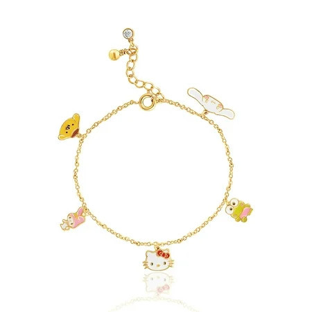 Hello Kitty Sanrio Womens Starburst Heart Pendant Necklace 18 - Officially Licensed Necklace | Walmart (US)