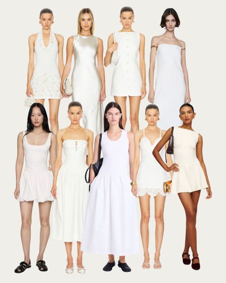 Summer trends: white dresses