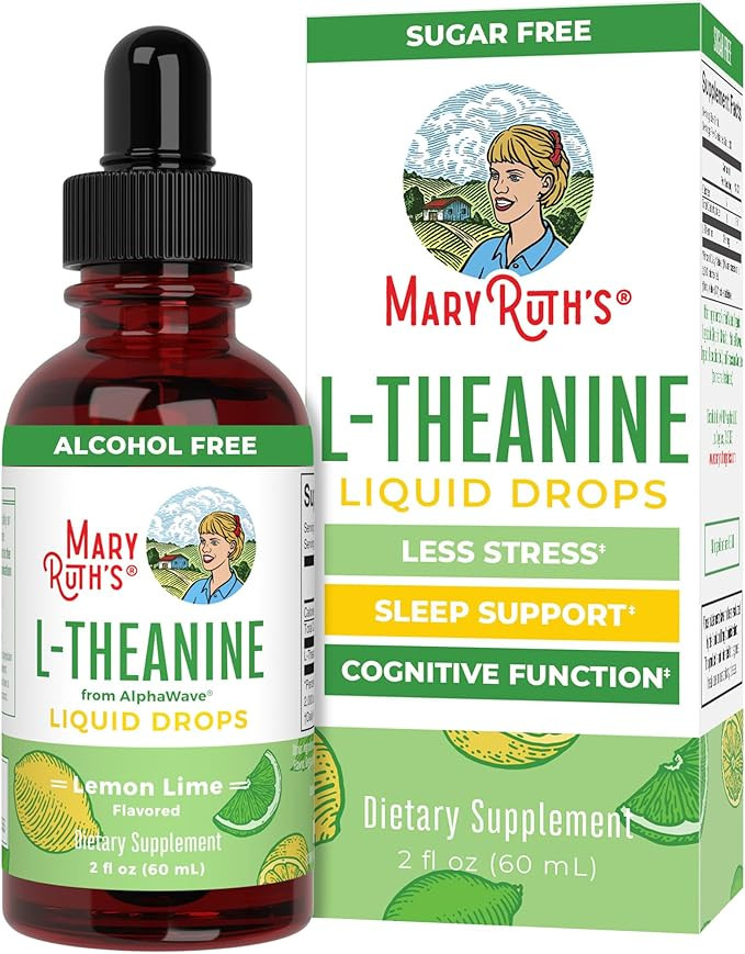 MaryRuth's L Theanine 200mg Liquid Drops | Mood Support for Adults & Kids | Focus Supplement | Na... | Amazon (US)