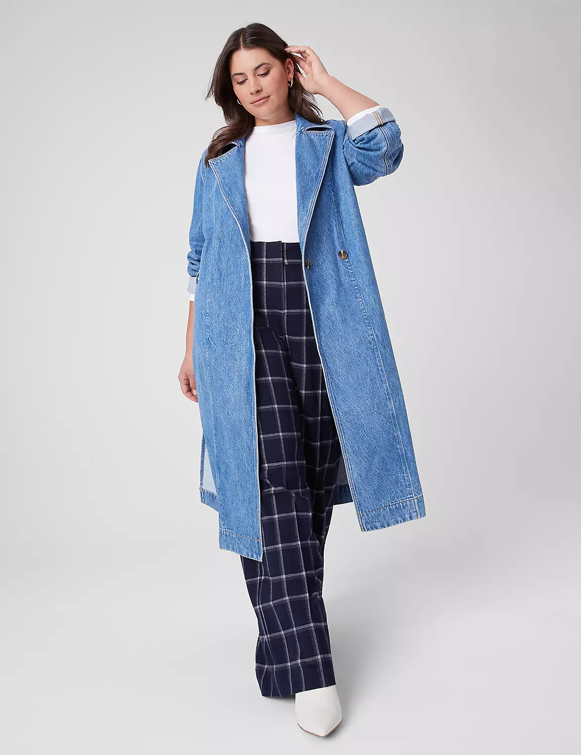 Denim Trench Coat | LaneBryant | Lane Bryant (US)